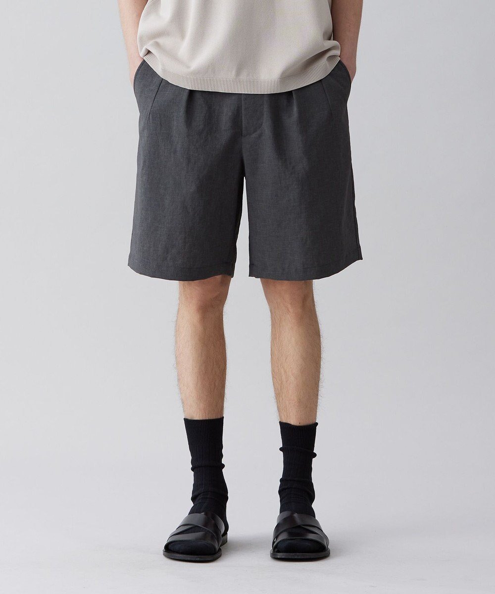 【アンフィーロ/UNFILO / MEN】のTENNEN TOUCH ショートパンツ 23年春夏商品 インテリア・キッズ・メンズ・レディースファッション・服の通販 founy(ファニー) 　ファッション　Fashion　メンズファッション　MEN　ボトムス　Bottoms/Men　ハーフ / ショートパンツ　Short Pants　春　Spring　吸水　Water Absorption　抗菌　Antibacterial　ショート　Short　ストレッチ　Stretch　フラップ　Flap　フロント　Front　ポケット　Pocket　リラックス　Relax　S/S・春夏　Ss・Spring/Summer　夏　Summer　エレガント 上品　Elegant　グレー|ID: prp329100004542804 ipo3291000000032100750