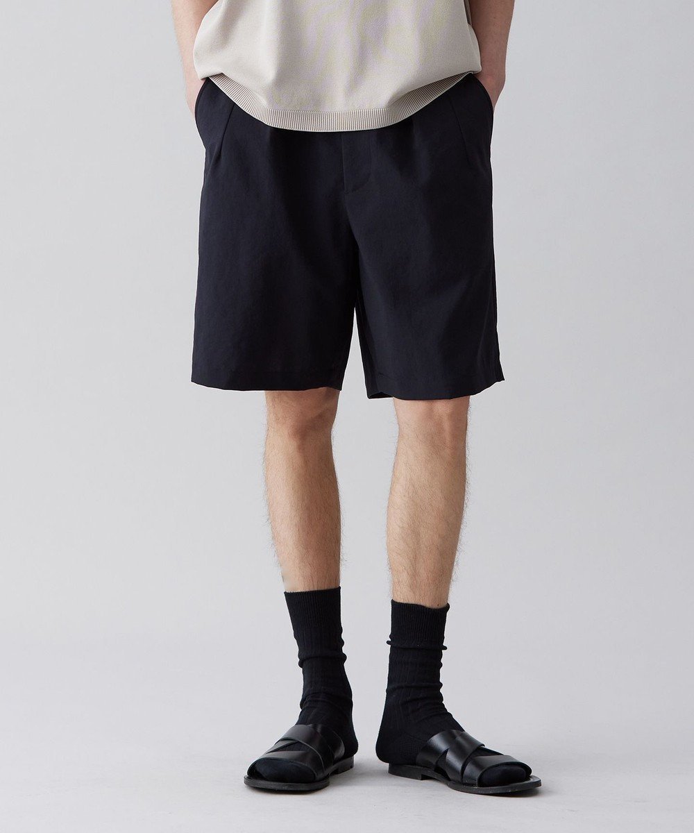 【アンフィーロ/UNFILO / MEN】のTENNEN TOUCH ショートパンツ 23年春夏商品 インテリア・キッズ・メンズ・レディースファッション・服の通販 founy(ファニー) 　ファッション　Fashion　メンズファッション　MEN　ボトムス　Bottoms/Men　ハーフ / ショートパンツ　Short Pants　春　Spring　吸水　Water Absorption　抗菌　Antibacterial　ショート　Short　ストレッチ　Stretch　フラップ　Flap　フロント　Front　ポケット　Pocket　リラックス　Relax　S/S・春夏　Ss・Spring/Summer　夏　Summer　エレガント 上品　Elegant　ネイビー|ID: prp329100004542804 ipo3291000000032100751