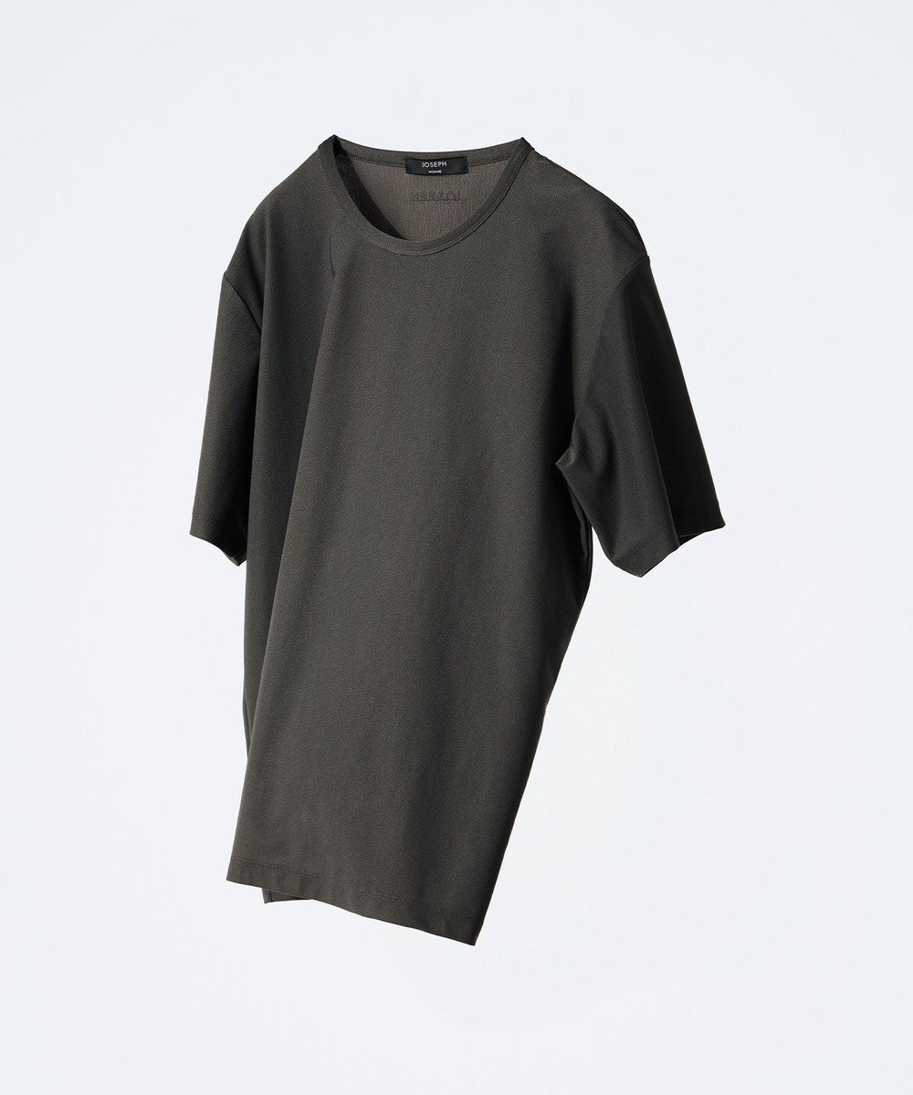 【ジョゼフ オム/JOSEPH HOMME / MEN】の新色追加 新素材【洗える/抜群の通気性/360度ストレッチ/吸湿性】エアトールストレッチ クルーネックTシャツ インテリア・キッズ・メンズ・レディースファッション・服の通販 founy(ファニー) 　ファッション　Fashion　メンズファッション　Fashion for Men　トップス・カットソー　Cut & Sew Tops　メンズシャツ　Shirts　カットソー　Cut and Sewn Top　シンプル　Simple, Minimal　ストレッチ　Stretch, Stretchy Fabric　メッシュ　Mesh, Net Fabric　リラックス　Relax, Relaxed Fit　夏　Summer　春　Spring　S/S・春夏　SS, Spring/Summer, Warm Season　洗える　Machine Washable　【新色】グレー系|ID: prp329100004542811 ipo3291000000033603508