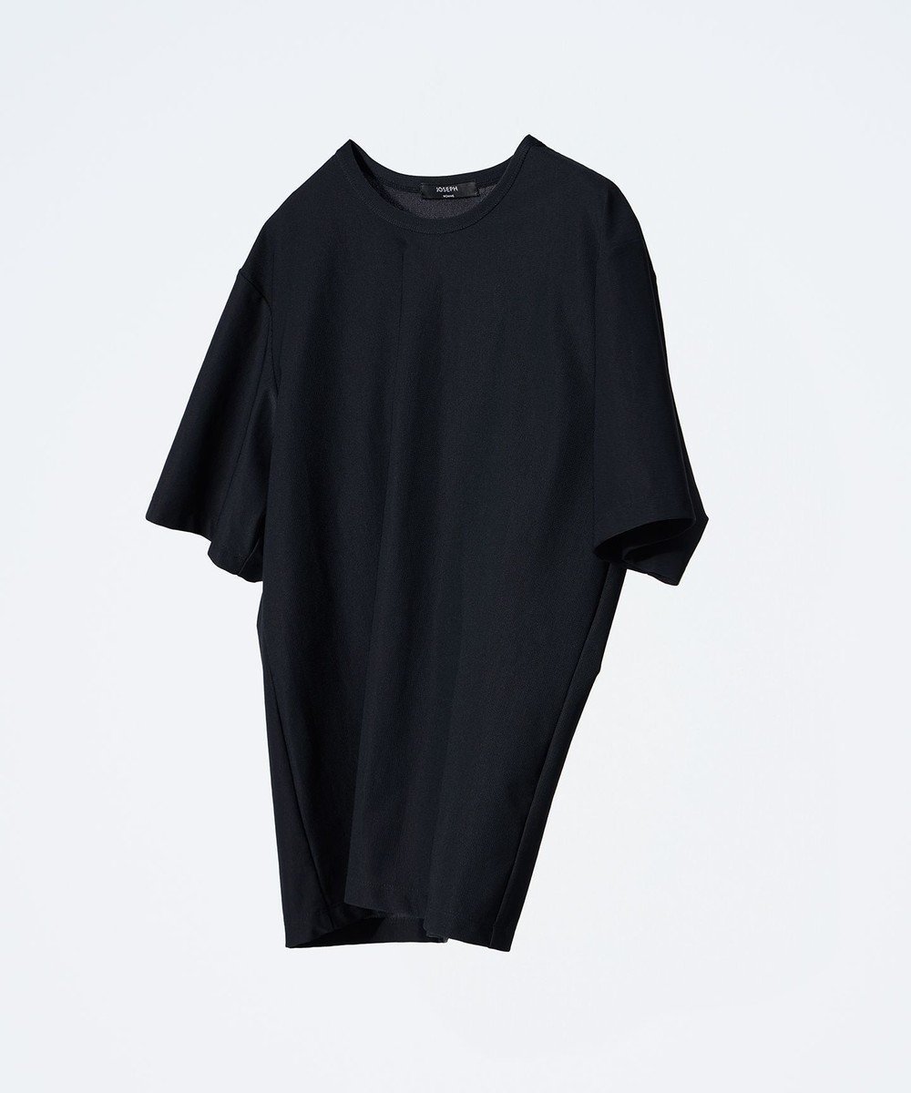 【ジョゼフ オム/JOSEPH HOMME / MEN】の新色追加 新素材【洗える/抜群の通気性/360度ストレッチ/吸湿性】エアトールストレッチ クルーネックTシャツ インテリア・キッズ・メンズ・レディースファッション・服の通販 founy(ファニー) 　ファッション　Fashion　メンズファッション　Fashion for Men　トップス・カットソー　Cut & Sew Tops　メンズシャツ　Shirts　カットソー　Cut and Sewn Top　シンプル　Simple, Minimal　ストレッチ　Stretch, Stretchy Fabric　メッシュ　Mesh, Net Fabric　リラックス　Relax, Relaxed Fit　夏　Summer　春　Spring　S/S・春夏　SS, Spring/Summer, Warm Season　洗える　Machine Washable　ブラック系|ID: prp329100004542811 ipo3291000000033603509