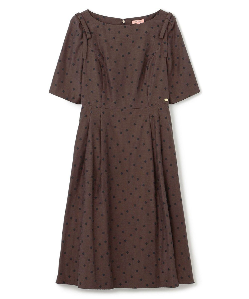 【トッカ/TOCCA】の【00サイズあり・洗える】MIDNIGHT TEARS ドレス インテリア・キッズ・メンズ・レディースファッション・服の通販 founy(ファニー) 　ファッション　Fashion　レディースファッション　Fashion for Women　ワンピース　Dresses　フォーマル・パーティードレス・結婚式用ドレス　Elegant & Casual Dresses　ドレス　Dress, One-Piece　夏　Summer　S/S・春夏　SS, Spring/Summer, Warm Season　洗える　Machine Washable　A/W・秋冬　Autumn/Winter　モカ系|ID: prp329100004542827 ipo3291000000032695612