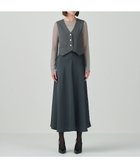 【グレース コンチネンタル/GRACE CONTINENTAL】のサテンコンビジレワンピース グレー|ID: prp329100004542828 ipo3291000000033569835
