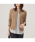 【ジェイ プレス/J.PRESS】の【洗える】シルセームスエード ブルゾン モカ系|ID: prp329100004542837 ipo3291000000032100996