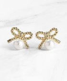 【トッカ/TOCCA】のPROMISE PEARL RIBBON EARRINGS イヤリング ゴールド系|ID: prp329100004542860 ipo3291000000032588002