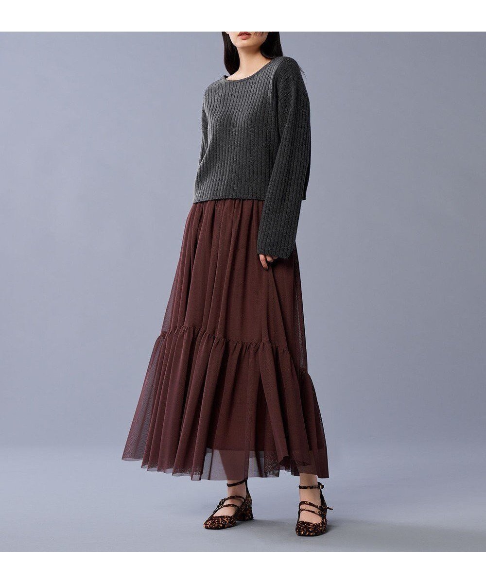 【アンクレイヴ/uncrave】の【洗濯機洗い可】カクテルチュール スカート(uncrave STANDARD) 人気、トレンドファッション・服の通販 founy(ファニー) 　ファッション　Fashion　レディースファッション　Fashion for Women　スカート　Skirts　ギャザー　Gathered, Ruffled　チュール　Tulip, Tulip Motif　ドレープ　Drape, Draping Fabric　定番　Standard, Basic Item　A/W・秋冬　Autumn/Winter　S/S・春夏　SS, Spring/Summer, Warm Season　夏　Summer　 other-1|ID: prp329100004542867 ipo3291000000033681465