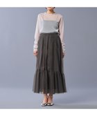 【アンクレイヴ/uncrave】の【洗濯機洗い可】カクテルチュール スカート(uncrave STANDARD) スレート|ID: prp329100004542867 ipo3291000000033681467