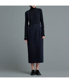 【アンクレイヴ/uncrave】の【防しわ・UVカット・洗濯機洗い可】バルキーツイル スカート(サスペンダー付き)(uncrave STANDARD) ネイビー|ID: prp329100004542881 ipo3291000000033604913