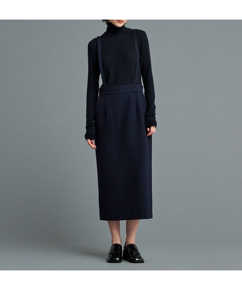 【アンクレイヴ/uncrave】の【防しわ・UVカット・洗濯機洗い可】バルキーツイル スカート(サスペンダー付き)(uncrave STANDARD) インテリア・キッズ・メンズ・レディースファッション・服の通販 founy(ファニー) 　ファッション　Fashion　レディースファッション　Fashion for Women　スカート　Skirts　洗える　Machine Washable　サスペンダー　Suspenders, Braces　シューズ　Shoes, Footwear　ショート　Short, Short Length　ジャケット　Jacket, Outerwear　ストレッチ　Stretch, Stretchy Fabric　セットアップ　Set-Up, Coordinated Outfit　雑誌　Magazine, Fashion Magazine　タイトスカート　Pencil Skirt, Tight Skirt　バランス　Balance, Style Balance　ペンシル　Pencil, Pencil Skirt　ワイド　Wide, Wide Fit　冬　Winter / This Winter　A/W・秋冬　Autumn/Winter　ビジネス 仕事 通勤　Business / Work / Commuting　ネイビー|ID: prp329100004542881 ipo3291000000033604913