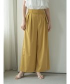 【イェッカ ヴェッカ/YECCA VECCA】のドライタッチストレッチタックパンツ Yellow|ID: prp329100004542887 ipo3291000000032101312