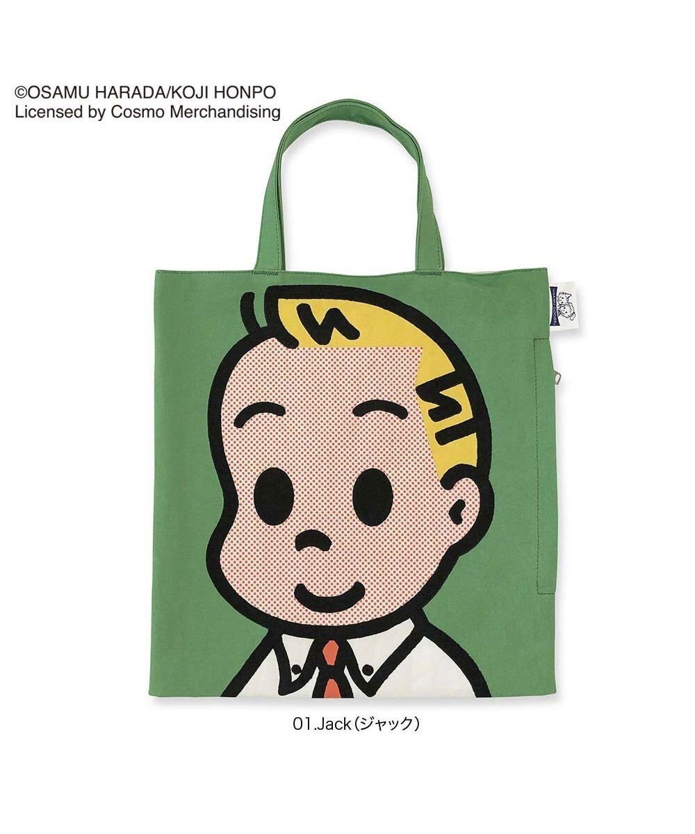 【ルートート/ROOTOTE】の6269【オサムグッズ】OSAMU GOODS(R)×ROOTOTE コラボトートバッグ-AB インテリア・キッズ・メンズ・レディースファッション・服の通販 founy(ファニー) 　ファッション　Fashion　レディースファッション　Fashion for Women　バッグ　Bags　イラスト　Illustration　カメラ　Camera Accessories　キャラクター　Character, Licensed Characters　シンプル　Simple, Minimal　スペシャル　Special, Limited Edition　人気　Popular, Best Seller　ポケット　Pocket, Pocket Detail　卒業式　Graduation Ceremony　新作・新入荷　New Arrivals / New In　01:ジャック|ID: prp329100004542900 ipo3291000000034187979