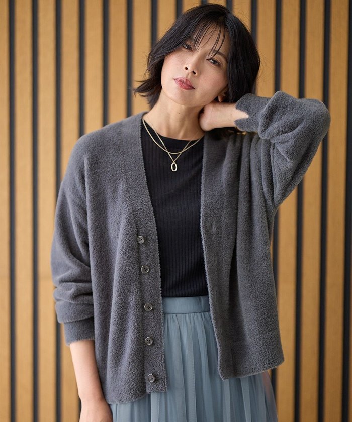 【エニー/ANY】の【洗濯機可】フェザーニットカーディガン インテリア・キッズ・メンズ・レディースファッション・服の通販 founy(ファニー) https://founy.com/ ファッション Fashion レディースファッション Fashion for Women トップス・カットソー Cut & Sew Tops ニット Knit Tops & Sweaters カーディガン・羽織り Layered Style Cardigans おすすめ Recommended / Our Picks なめらか Smooth, Silky Texture インナー Innerwear カーディガン Cardigan, Knitwear シンプル Simple, Minimal ストレッチ Stretch, Stretchy Fabric スリット Slit, Slit Detail ハイネック High Neck, Mock Neck フェザー Feather, Feather Detail A/W・秋冬 Autumn/Winter |ID: prp329100004542902 ipo3291000000033603377
