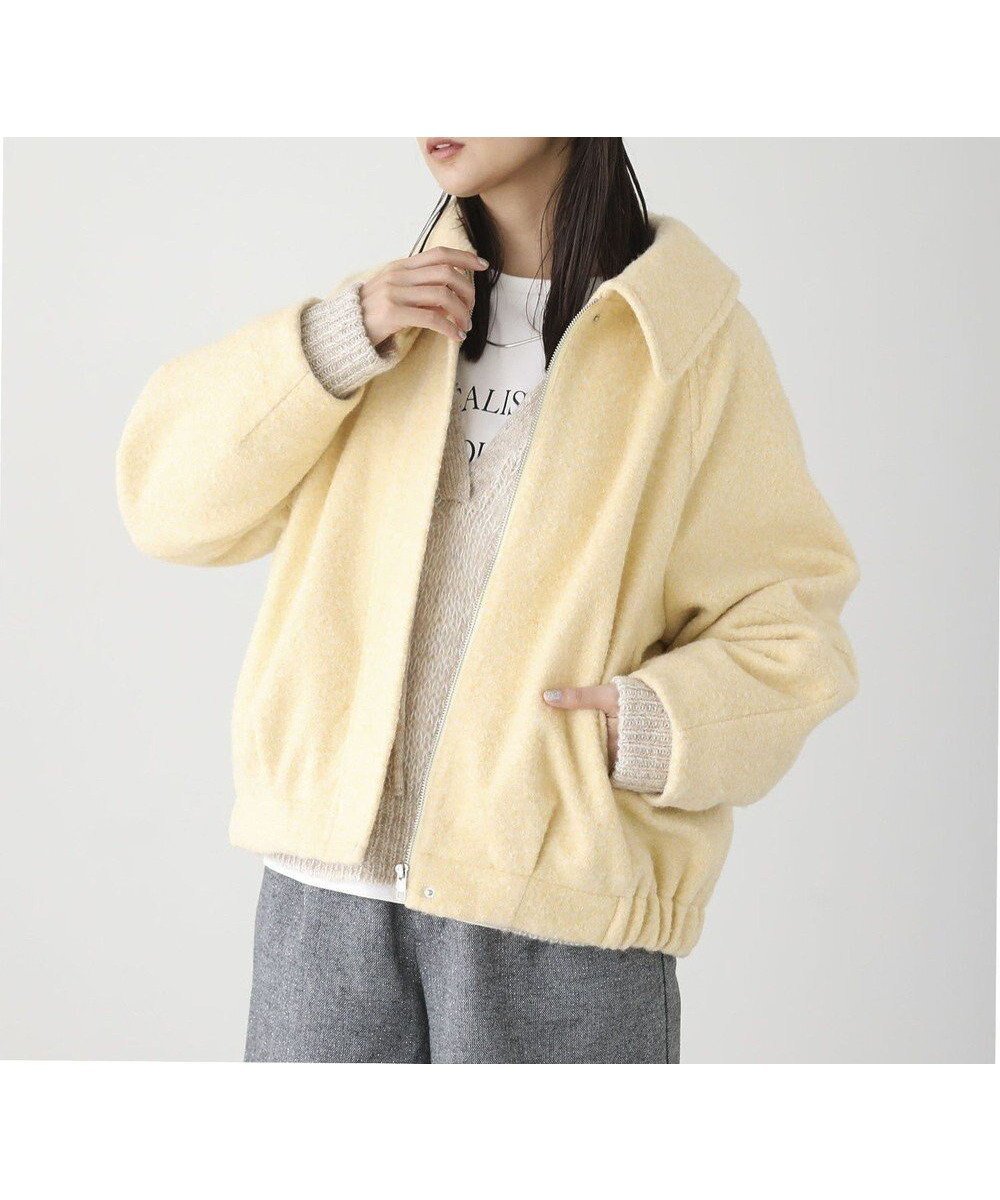 【グリーンパークス/Green Parks】の2WAYカラーコクーンブルゾン インテリア・キッズ・メンズ・レディースファッション・服の通販 founy(ファニー) 　ファッション　Fashion　レディースファッション　WOMEN　アウター　Coat Outerwear　ジャケット　Jackets　ブルゾン　Blouson/Jackets　おすすめ　Recommend　ジャケット　Jacket　スタンド　Stand　ブルゾン　Blouson　ポケット　Pocket　冬　Winter　A/W・秋冬　Aw・Autumn/Winter・Fw・Fall-Winter　Yellow|ID: prp329100004542913 ipo3291000000032101502
