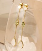 【ティアクラッセ/Tiaclasse】の【金属アレルギー対応】 カラードロップロングピアス ゴールド|ID: prp329100004542923 ipo3291000000032733549
