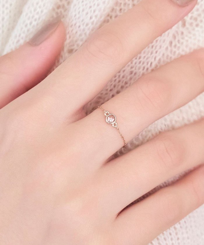 【フィービィー/phoebe】の≪サイズ調整可能≫【金属アレルギー対応】プチベゼルストーンチェーンリング シャンパンゴールド インテリア・キッズ・メンズ・レディースファッション・服の通販 founy(ファニー) https://founy.com/ ファッション Fashion レディースファッション Fashion for Women おすすめ Recommended / Our Picks アクセサリー Fashion Accessories カッティング Cutting Detail シンプル Simple, Minimal ダイヤモンド Diamond, Brilliant Cut チェーン Chain, Chain Strap ビジュー Bijou, Jewel-like Accent フォルム Silhouette, Form ベーシック Basic, Essential ローズ Rose, Rose Motif エレガント 上品 Elegant 人気 Popular, Best Seller |ID: prp329100004542924 ipo3291000000032980507