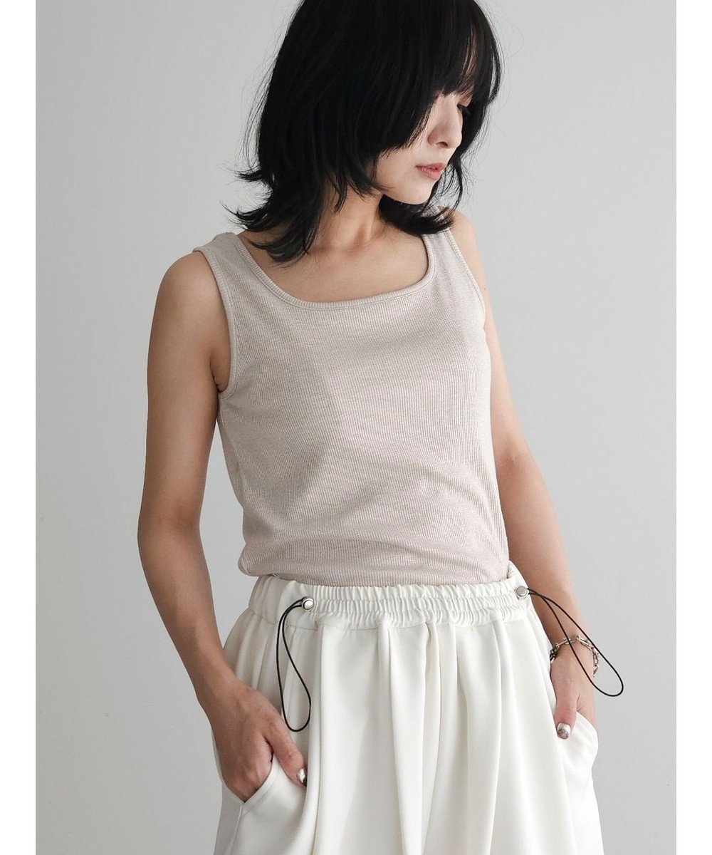 【グリーンパークス/Green Parks】のBP 前後2WAYラメタンク インテリア・キッズ・メンズ・レディースファッション・服の通販 founy(ファニー) 　ファッション　Fashion　レディースファッション　Fashion for Women　トップス・カットソー　Cut & Sew Tops　おすすめ　Recommended / Our Picks　スマート　Smart, Elegant　タンク　Tank Top, Sleeveless Top　ポケット　Pocket, Pocket Detail　A/W・秋冬　Autumn/Winter　Gold|ID: prp329100004542934 ipo3291000000032603802