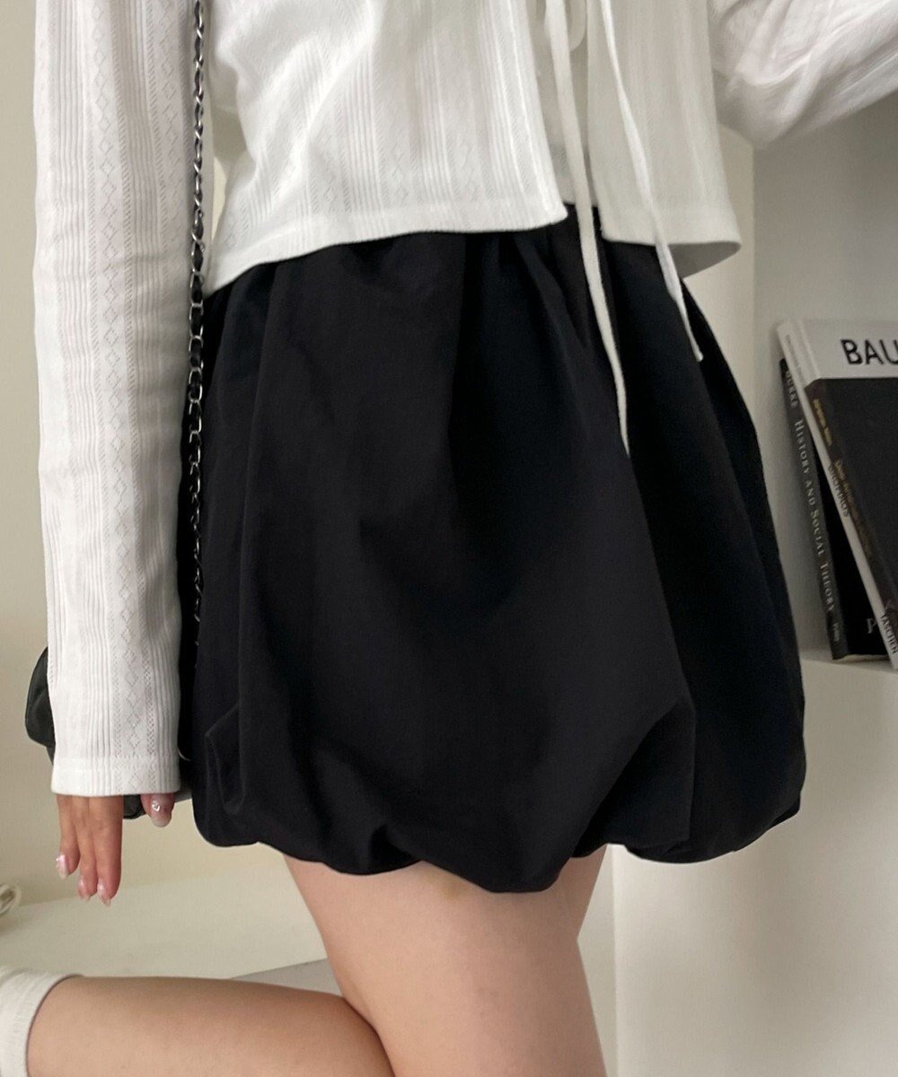 【ウィゴー/WEGO】のナイロンバルーンミニスカート インテリア・キッズ・メンズ・レディースファッション・服の通販 founy(ファニー) 　ファッション　Fashion　レディースファッション　WOMEN　スカート　Skirt　ミニスカート　Mini Skirts　春　Spring　秋　Autumn/Fall　スマホ　Smartphone　トレンド　Trend　バルーン　Balloon　ビッグ　Big　ボトム　Bottom　ミニスカート　Mini Skirt　ロング　Long　冬　Winter　S/S・春夏　Ss・Spring/Summer　おすすめ　Recommend　夏　Summer　ブラック|ID: prp329100004542938 ipo3291000000032341493