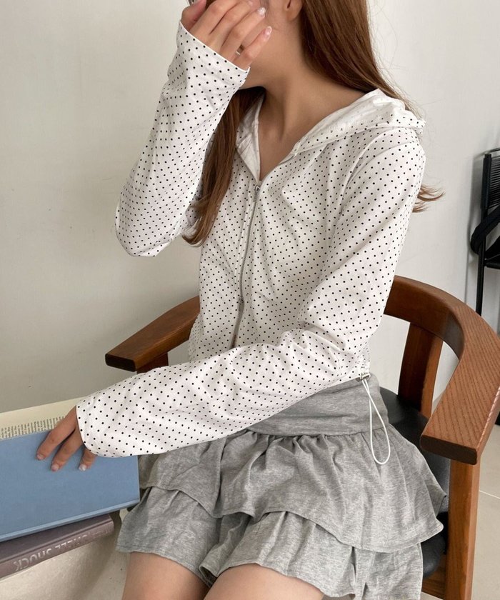 【ウィゴー/WEGO】の柄Wジップパーカー インテリア・キッズ・メンズ・レディースファッション・服の通販 founy(ファニー) https://founy.com/ ファッション Fashion レディースファッション WOMEN トップス・カットソー Tops/Tshirt パーカ Sweats スマホ Smartphone トレンド Trend ドット Dot バレエ Ballet パーカー Hoodie フリル Frills ボーダー Border レース Race 再入荷 Restock/Back In Stock/Re Arrival 夏 Summer 春 Spring S/S・春夏 Ss・Spring/Summer 水玉 Polka Dots 長袖 Long Sleeve |ID: prp329100004542945 ipo3291000000032101642