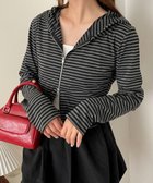 【ウィゴー/WEGO】の柄Wジップパーカー グレーボーダー|ID: prp329100004542945 ipo3291000000032101645