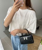 【ウィゴー/WEGO】のロゴレースドロストショートT ホワイト|ID: prp329100004542946 ipo3291000000032101647