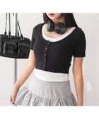 【ウィゴー/WEGO】のレースキャミレイヤード風ちびT ブラック|ID: prp329100004542947 ipo3291000000032161408