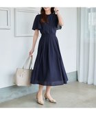 【ティアクラッセ/Tiaclasse】の【セットアップ対応・洗える】シアーチェックフレアスカート ネイビー|ID: prp329100004542953 ipo3291000000032114769