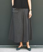 【自由区/JIYU-KU】の【カタログ掲載・接触冷感・UVカット・洗える】デニムライクボトムフレア スカート インディゴ|ID: prp329100004542957 ipo3291000000032284717