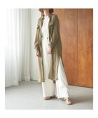 【イェッカ ヴェッカ/YECCA VECCA】のシアースリットロングシャツワンピース Khaki|ID: prp329100004542966 ipo3291000000032677799