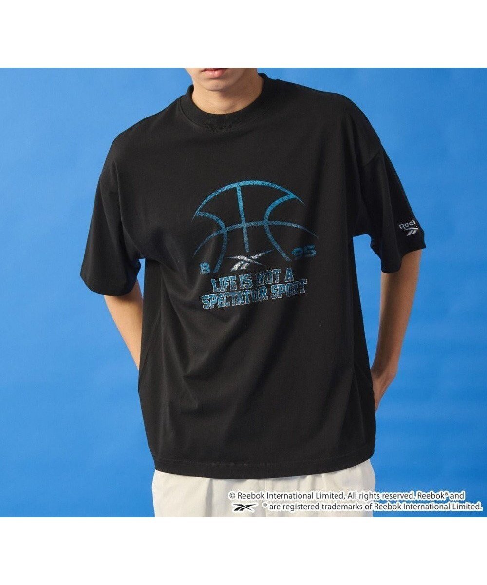 【ウィゴー/WEGO】の【ユニセックス着用ITEM】別注ReebokスポーツロゴT(SS) インテリア・キッズ・メンズ・レディースファッション・服の通販 founy(ファニー) 　ファッション　Fashion　レディースファッション　WOMEN　トップス・カットソー　Tops/Tshirt　シャツ/ブラウス　Shirts/Blouses　ロング / Tシャツ　T-Shirts　カットソー　Cut and Sewn　スポーツウェア　Sportswear　スポーツ トップス　Sports Tops　春　Spring　カットソー　Cut And Sew　カーゴパンツ　Cargo Pants　グラフィック　Graphic　スポーツ　Sports　スマホ　Smartphone　デニム　Denim　トレンド　Trend　ハーフ　Half　ビッグ　Big　フロント　Front　別注　Special Order　半袖　Short Sleeve　ランニング　Running　ワンポイント　One Point　S/S・春夏　Ss・Spring/Summer　NEW・新作・新着・新入荷　New Arrivals　おすすめ　Recommend　夏　Summer　ブラック|ID: prp329100004542975 ipo3291000000032101762