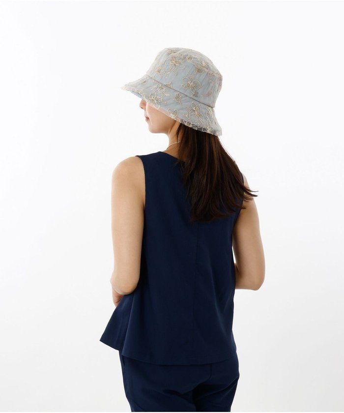 【アウロラ/AURORA】のLANVIN en Bleu (ランバン オン ブルー)花刺しゅうチュールクロッシェハット インテリア・キッズ・メンズ・レディースファッション・服の通販 founy(ファニー) https://founy.com/ ファッション Fashion レディースファッション Ladies' Fashion Online 帽子 Hats ミックス Mix 帽子 Hat 抗菌 Antibacterial |ID: prp329100004542980 ipo3291000000032584269