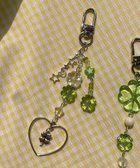 【ウィゴー/WEGO】のクローバービーズキーホルダー 柄1|ID: prp329100004542983 ipo3291000000032729411