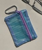 【ウィゴー/WEGO】のメッシュ配色クリアポーチ ブルー|ID: prp329100004543002 ipo3291000000032275647