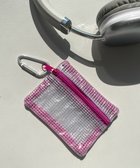 【ウィゴー/WEGO】のメッシュ配色クリアポーチ ホワイト|ID: prp329100004543002 ipo3291000000032275649