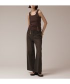 【グレース コンチネンタル/GRACE CONTINENTAL】のバギーデニムパンツ 人気、トレンドファッション・服の通販 founy(ファニー) ファッション Fashion レディースファッション Fashion for Women パンツ Pants & Trousers デニムパンツ・ジーンズ・美脚デニム Denim Jeans & Pants クラッシュ Distressed, Crashed Style センター Center, Center Line デニム Denim, Jeans Material フレア Flare, Flared ルーズ Loose, Oversized 夏 Summer S/S・春夏 SS, Spring/Summer, Warm Season A/W・秋冬 Autumn/Winter thumbnail ブラウン|ID: prp329100004543023 ipo3291000000033689791