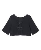 【チャコット/Chacott】の【ノーソーイングニット】2wayメッシュニットボレロ ブラック|ID: prp329100004543025 ipo3291000000032101975