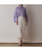 【グレース コンチネンタル/GRACE CONTINENTAL】のオーガンスパンコールスカート ホワイト|ID: prp329100004543041 ipo3291000000032708050