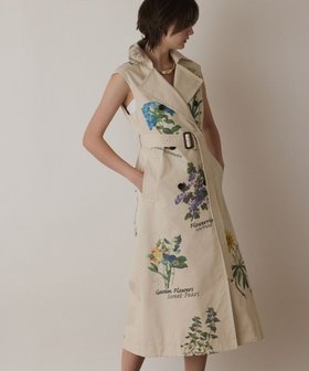 【グレース コンチネンタル/GRACE CONTINENTAL】のプリントトレンチワンピース 人気、トレンドファッション・服の通販 founy(ファニー) ファッション Fashion レディースファッション WOMEN ワンピース Dress ヴィンテージ Vintage 春 Spring トレンチ Trench ノースリーブ No Sleeve バランス Balance パターン Pattern ファブリック Fabric プリント Print ボタニカル Botanical リメイク Remake S/S・春夏 Ss・Spring/Summer 夏 Summer |ID:prp329100004543044