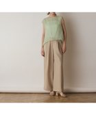 【グレース コンチネンタル/GRACE CONTINENTAL】のフリンジギャザートップ グリーン|ID: prp329100004543045 ipo3291000000032650698
