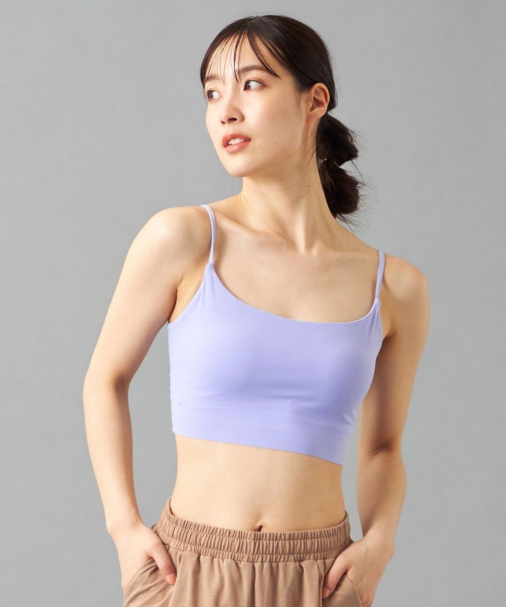 【チャコット/Chacott】のChacott BALANCE ZEN ブラトップ インテリア・キッズ・メンズ・レディースファッション・服の通販 founy(ファニー) 　ファッション　Fashion　レディースファッション　Fashion for Women　トップス・カットソー　Cut & Sew Tops　アンダー　Underwear Essentials　吸水　Absorbent, Quick-Dry　軽量　Lightweight, Ultra Light　ストレッチ　Stretch, Stretchy Fabric　なめらか　Smooth, Silky Texture　ヨガ　Yoga, Yoga Wear　ラップ　Wrap, Wrap Design　リラックス　Relax, Relaxed Fit　おすすめ　Recommended / Our Picks　エレガント 上品　Elegant　ヒヤシンス|ID: prp329100004543049 ipo3291000000033712782