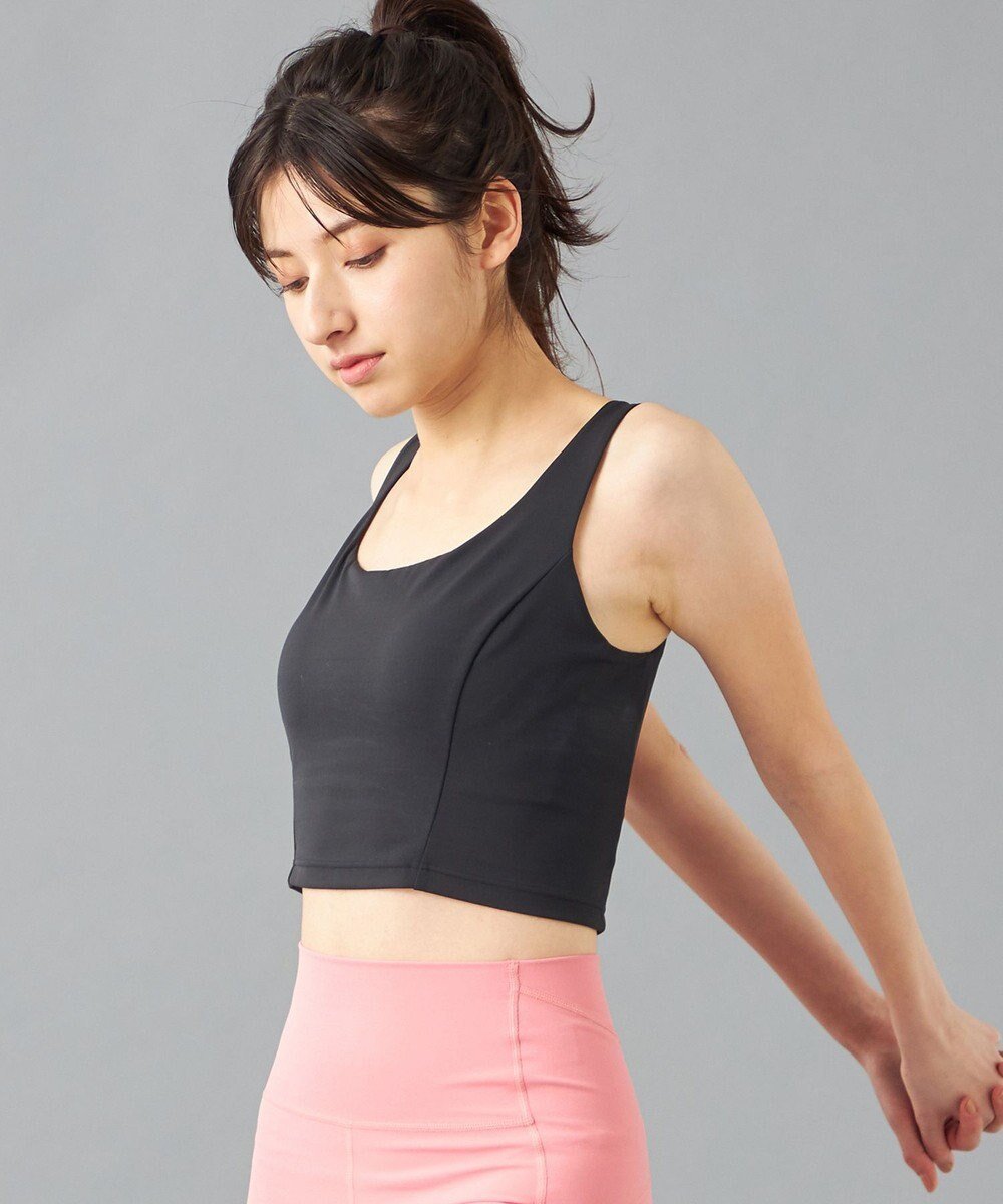 【チャコット/Chacott】のChacott BALANCE Boost ブラトップ インテリア・キッズ・メンズ・レディースファッション・服の通販 founy(ファニー) 　ファッション　Fashion　レディースファッション　WOMEN　トップス・カットソー　Tops/Tshirt　吸水　Water Absorption　ストレッチ　Stretch　バランス　Balance　フィット　Fit　ワーク　Work　おすすめ　Recommend　ブラック|ID: prp329100004543056 ipo3291000000032209685
