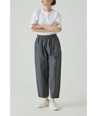 【サキュウ/caqu】の【洗える/涼しい/コットンリネン】linen barrel baker pants コットンリネンモールスキンバレルパンツ charcoal gray|ID: prp329100004543177 ipo3291000000032103242