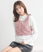 【アースミュージックアンドエコロジー/earth music&ecology】のカットソーツイードビスチェ 人気、トレンドファッション・服の通販 founy(ファニー) ファッション Fashion レディースファッション Ladies' Fashion Online トップス・カットソー Tops/Tshirt カットソー Cut and Sewn ビスチェ Bustier おすすめ Recommend カットソー Cut And Sew ストレッチ Stretch セットアップ Set Up ツイード Tweed ビスチェ Bustier フェミニン Feminine ベスト Vest ポケット Pocket 夏 Summer S/S・春夏 Ss・Spring/Summer A/W・秋冬 Aw・Autumn/Winter・Fw・Fall-Winter thumbnail Pink|ID: prp329100004543783 ipo3291000000032656740