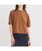 【ベイジ,/BEIGE,】の【洗える】ALTHEA / ダンボールジャージーバックスリットブラウス Brown|ID: prp329100004543903 ipo3291000000034177580