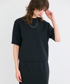 【ベイジ,/BEIGE,】の【洗える】ALTHEA / ダンボールジャージーバックスリットブラウス Black|ID: prp329100004543903 ipo3291000000034177590