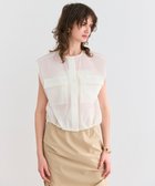 【ベイジ,/BEIGE,】の【洗える】LANTANA / ビックポケットノースリーブブルゾン Ecru|ID: prp329100004543912 ipo3291000000032674878