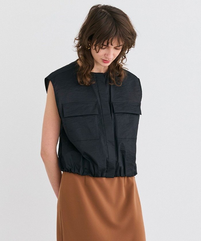 【ベイジ,/BEIGE,】の【洗える】LANTANA / ビックポケットノースリーブブルゾン インテリア・キッズ・メンズ・レディースファッション・服の通販 founy(ファニー) https://founy.com/ ファッション Fashion レディースファッション Ladies' Fashion Online アウター Coat Outerwear ブルゾン Blouson/Jackets トップス・カットソー Tops/Tshirt キャミソール / ノースリーブ No Sleeves シャツ/ブラウス Shirts/Blouses 春 Spring 洗える Washable コンパクト Compact シアー Sheer ストレッチ Stretch スポーティ Sporty タンク Tank ノースリーブ No Sleeve バルーン Balloon フラップ Flap ブルゾン Blouson ポケット Pocket 羽織 Haori ワイド Wide S/S・春夏 Ss・Spring/Summer 夏 Summer エレガント 上品 Elegant |ID: prp329100004543912 ipo3291000000032674879