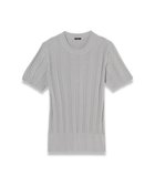 【ジョゼフ/JOSEPH】の【WEB OUTLET限定・洗える】コットンシルクリブ ラウンドネックニットティー 人気、トレンドファッション・服の通販 founy(ファニー) ファッション Fashion レディースファッション Fashion for Women トップス・カットソー Cut & Sew Tops ニット Knit Tops & Sweaters アウトレット Outlet / Clearance コンパクト Compact, Small Size シルク Silk, 100% Silk セーター Sweater, Knitwear ラウンド Round, Round Neck 夏 Summer 春 Spring S/S・春夏 SS, Spring/Summer, Warm Season 洗える Machine Washable thumbnail Light grey|ID: prp329100004543938 ipo3291000000033552262
