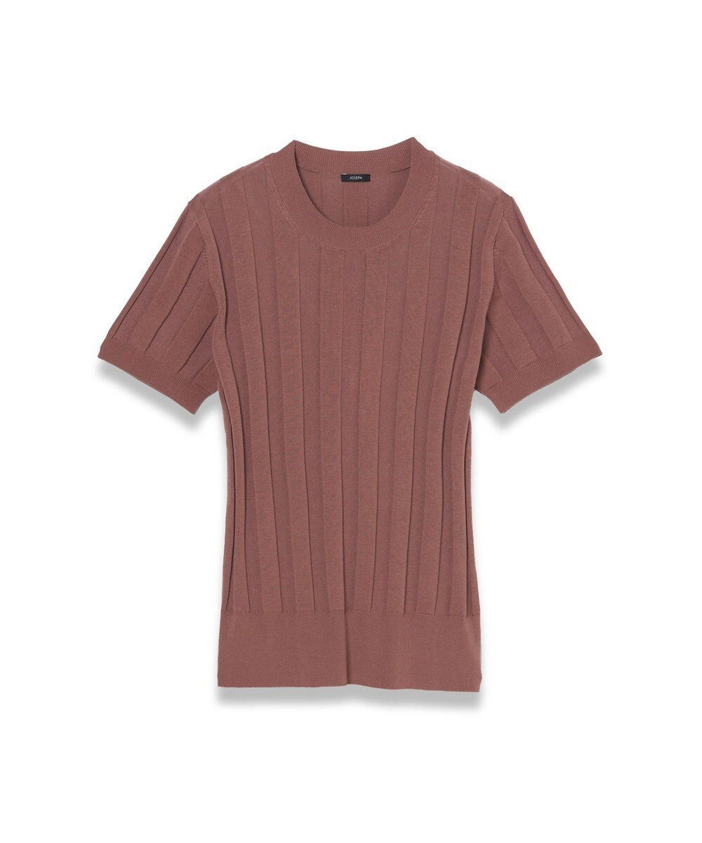 【ジョゼフ/JOSEPH】の【WEB OUTLET限定・洗える】コットンシルクリブ ラウンドネックニットティー インテリア・キッズ・メンズ・レディースファッション・服の通販 founy(ファニー) ファッション Fashion レディースファッション Fashion for Women トップス・カットソー Cut & Sew Tops ニット Knit Tops & Sweaters アウトレット Outlet / Clearance コンパクト Compact, Small Size シルク Silk, 100% Silk セーター Sweater, Knitwear ラウンド Round, Round Neck 夏 Summer 春 Spring S/S・春夏 SS, Spring/Summer, Warm Season 洗える Machine Washable Frozen Mocha|ID: prp329100004543938 ipo3291000000033552263