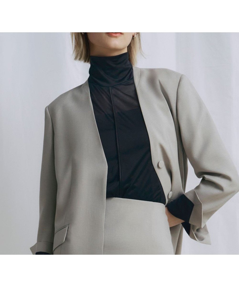 【アイシービー/iCB】の【WEB&一部店舗限定】SheerSerika ハイネックプルオーバー 人気、トレンドファッション・服の通販 founy(ファニー) 　ファッション　Fashion　レディースファッション　WOMEN　トップス・カットソー　Tops/Tshirt　シャツ/ブラウス　Shirts/Blouses　ロング / Tシャツ　T-Shirts　プルオーバー　Pullover　カットソー　Cut and Sewn　春　Spring　カットソー　Cut And Sew　シアー　Sheer　シルク　Silk　ドレープ　Drape　ハイネック　High Neck　パイピング　Piping　ミックス　Mix　ランダム　Random　S/S・春夏　Ss・Spring/Summer　夏　Summer　エレガント 上品　Elegant　2025年　2025　2025春夏・S/S　Ss,Spring/Summer,2025　 other-1|ID: prp329100004543953 ipo3291000000032267901