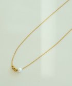 【イェッカ ヴェッカ/YECCA VECCA】のパールMIXステンレスネックレス 人気、トレンドファッション・服の通販 founy(ファニー) ファッション Fashion レディースファッション WOMEN ジュエリー Jewelry ネックレス Necklaces おすすめ Recommend アクセサリー Accessories シンプル Simple ネックレス Necklace パール Pearl メタル Metal エレガント 上品 Elegant thumbnail Gold|ID: prp329100004544026 ipo3291000000032110309