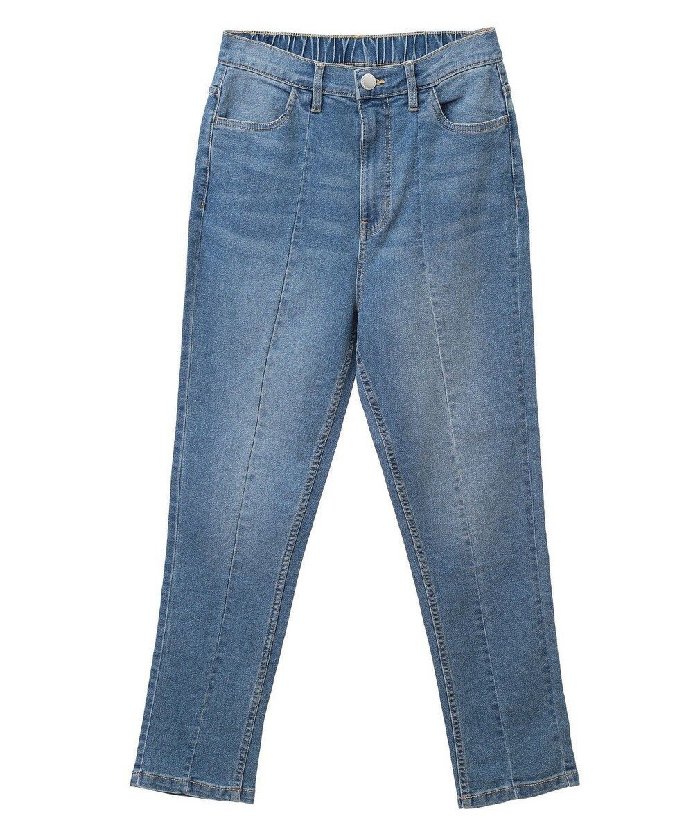 【グリーンパークス/Green Parks】のGUMストレッチデニム センター切替テーパードパ 人気、トレンドファッション・服の通販 founy(ファニー) 　ファッション　Fashion　レディースファッション　WOMEN　パンツ　Pants　おすすめ　Recommend　スタンダード　Standard　ストレッチ　Stretch　センター　Center　デニム　Denim　フェミニン　Feminine　フロント　Front　ポケット　Pocket　リラックス　Relax　ヴィンテージ　Vintage　切替　Switching　夏　Summer　S/S・春夏　Ss・Spring/Summer　A/W・秋冬　Aw・Autumn/Winter・Fw・Fall-Winter　 other-1|ID: prp329100004544029 ipo3291000000032110322